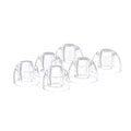 Transparent Liquid Silicone Ear Tips — Soft Noise-Isolating Earbuds Eartips for Earphones