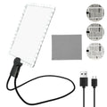 5X Hands-Free Neck Magnifier with Dimmable LED Light — 9.4 × 6.5 in (240 × 170 mm) Rechargeable 3‑in‑1 Reading Magnifying Glass