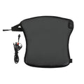 12V Universal Heated Motorcycle Seat Cushion - Waterproof Electric Heating Pad Mat 335x360mm (13.2x14.2in) with 3 Heat Settings
