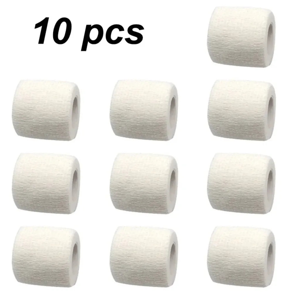 10/12-Pack Colorful Self-Adhesive Elastic Cohesive Bandage Wrap 5 cm x 4.8 m (1.96 in x 189 in) for Knee, Finger, Ankle, Palm & Pet Care