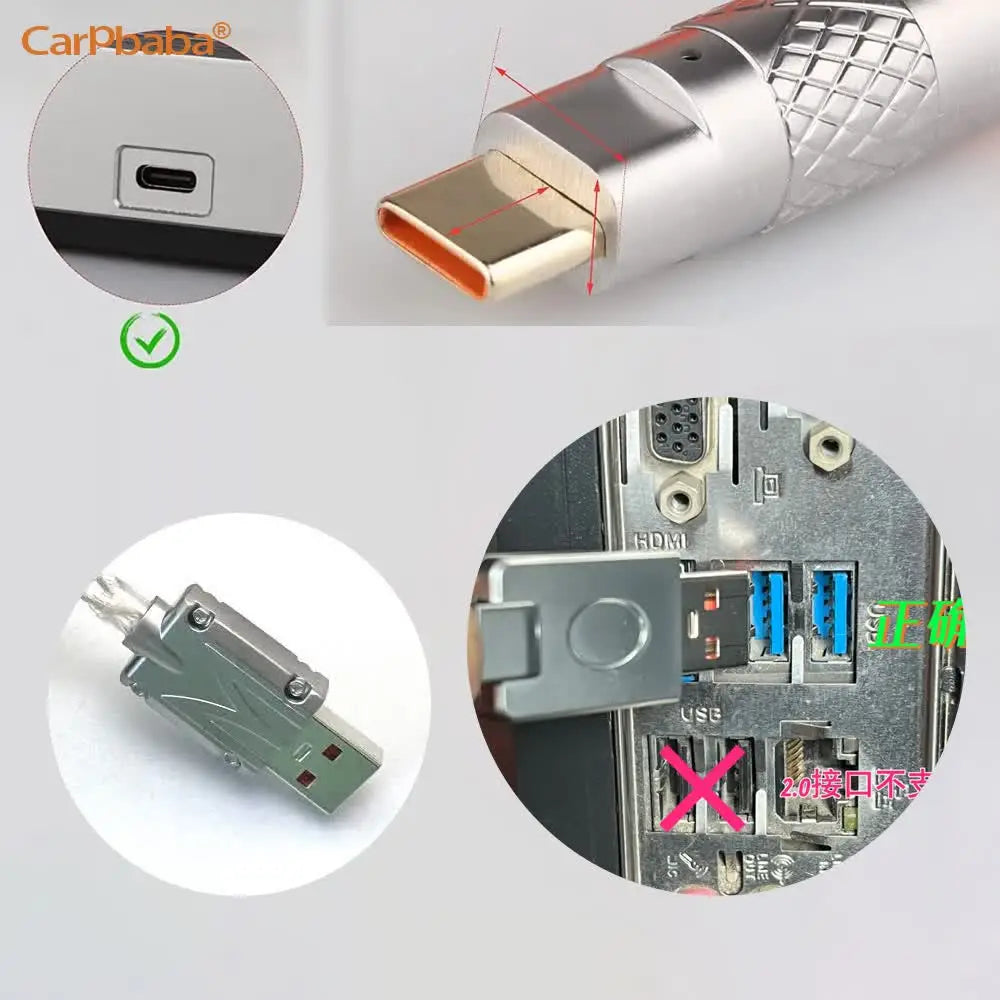 Magnetic Control Lighting Supports 8k Dual 1 in 2 Type-C Magnetic Axis Keyboard Cable Mechanical Keyboard Cable Usb to Type C