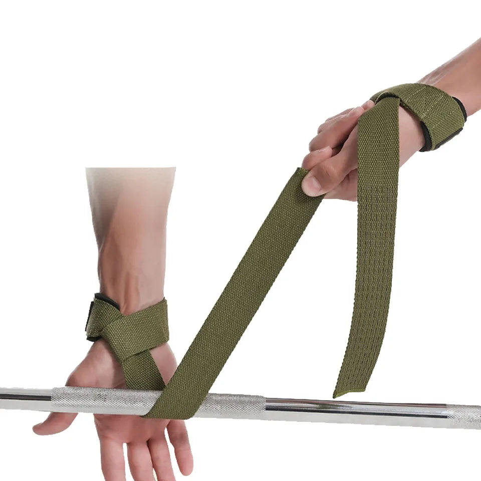 Adjustable Wrist Wraps for Weightlifting – Elastic Wrist Support Bands for Gym, CrossFit & Powerlifting (1 Pair)