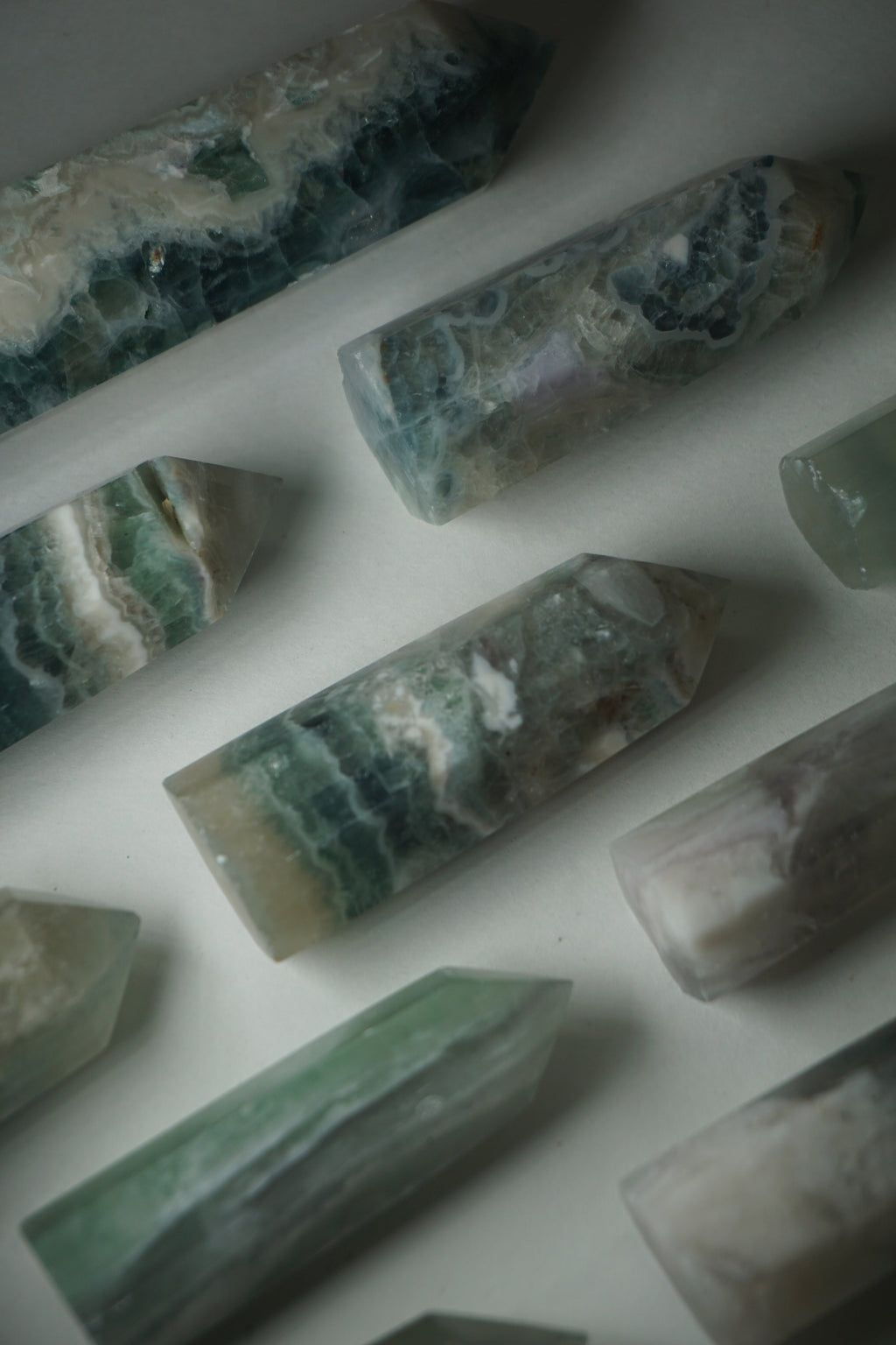 snowflake | feather fluorite crystal tower