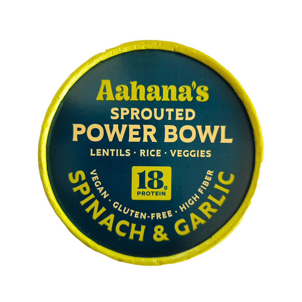 Spinach & Garlic -  Sprouted Power Bowl (6 Pack)