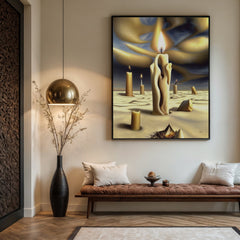 Canvas Print: "Surreal Flames"
