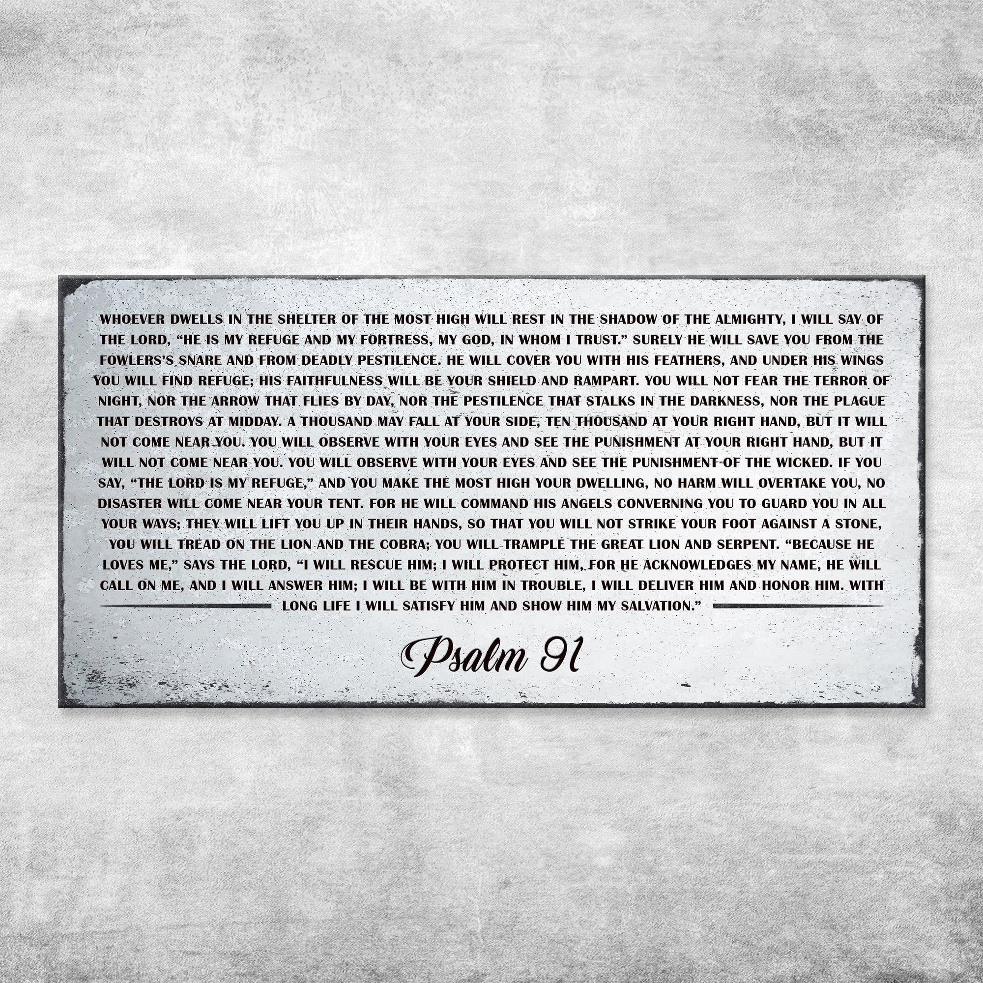 Psalm 91 - Whoever Dwells In The Shelter Of The Most High Sign IV
