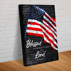 Psalm 33:12 - Blessed Is The Nation Sign