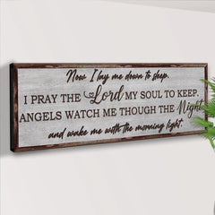 Now I Lay Me Down To Sleep Sign