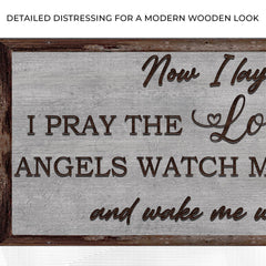Now I Lay Me Down To Sleep Sign