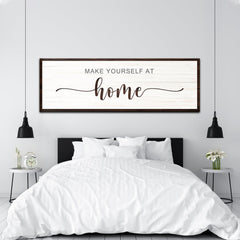 Make Yourself At Home Sign III