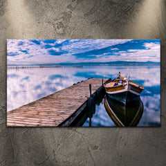Boat Seascape Canvas Wall Art