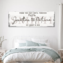 Custom Wedding Sign II