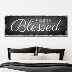 Simply Blessed Sign