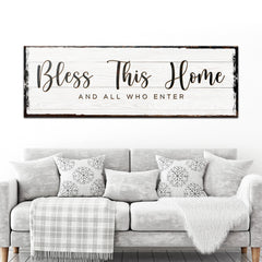 Bless This Home Sign