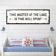 Time At The Lake Sign
