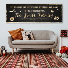 Creepy Family Sign