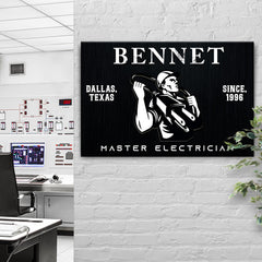 Master Electrician Sign