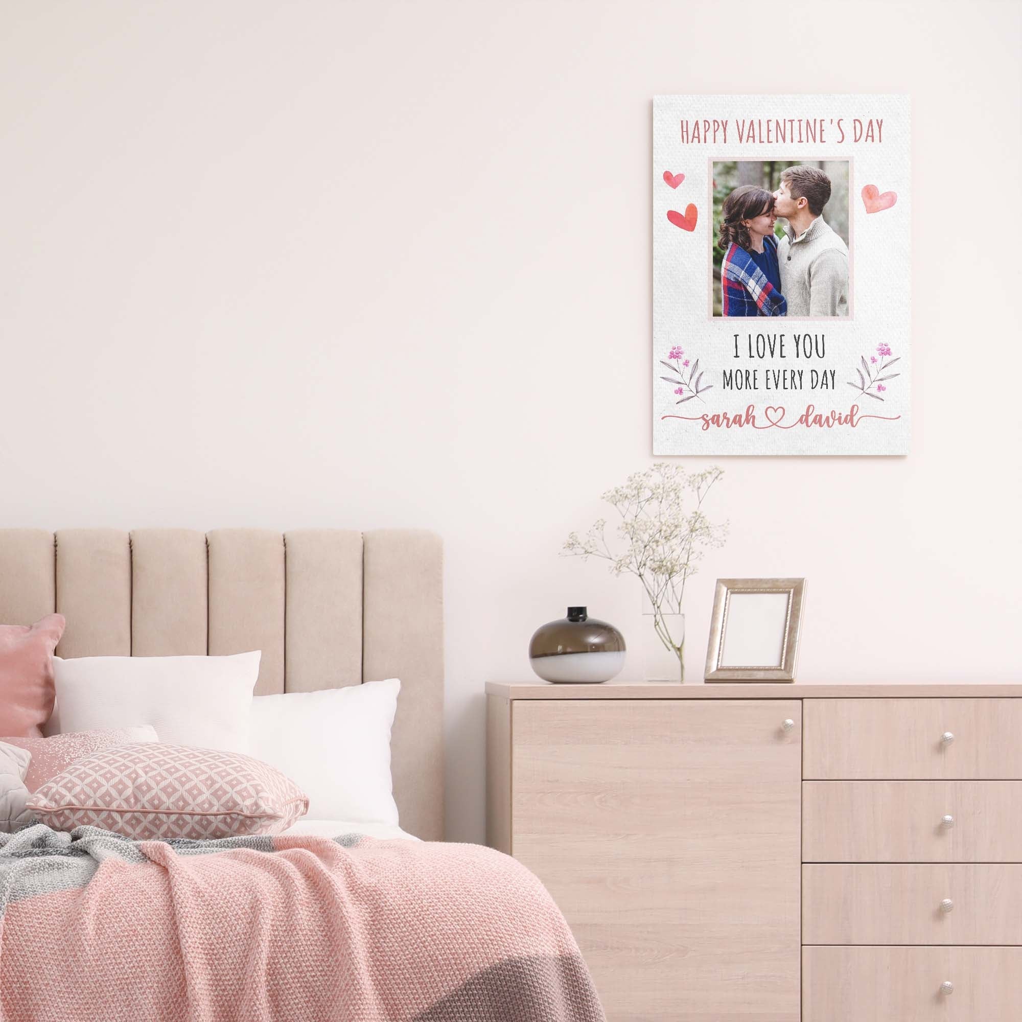I Love You More Every Day Romantic Sign