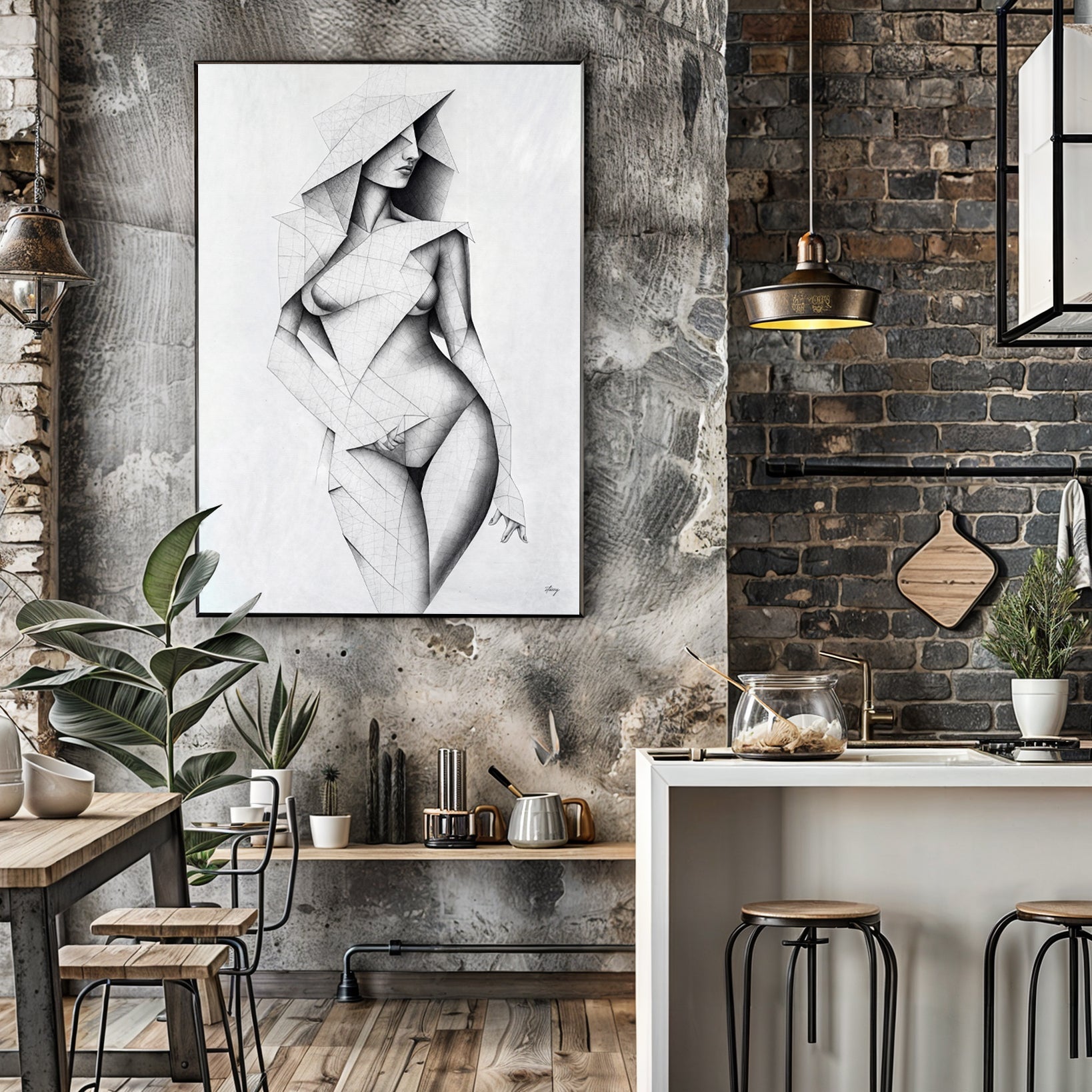 Canvas Print: "Tangible Point"