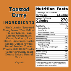 Toasted Curry – Sprouted Power Bowl (6 Pack)