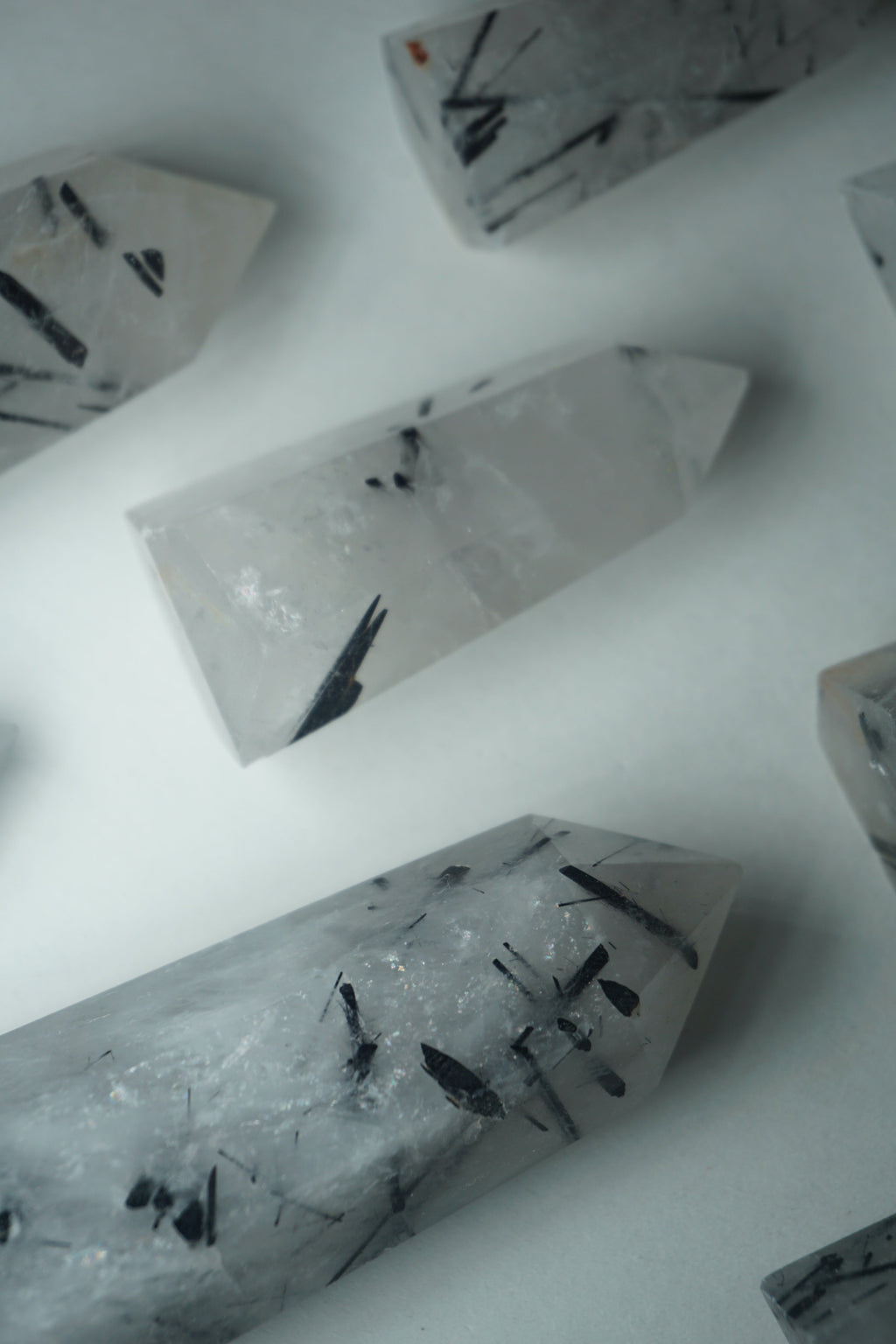 tourmalated | rutile quartz crystal tower
