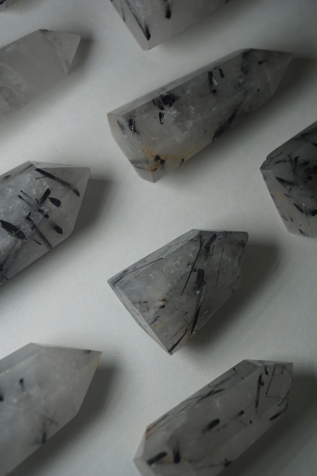 tourmalated | rutile quartz crystal tower