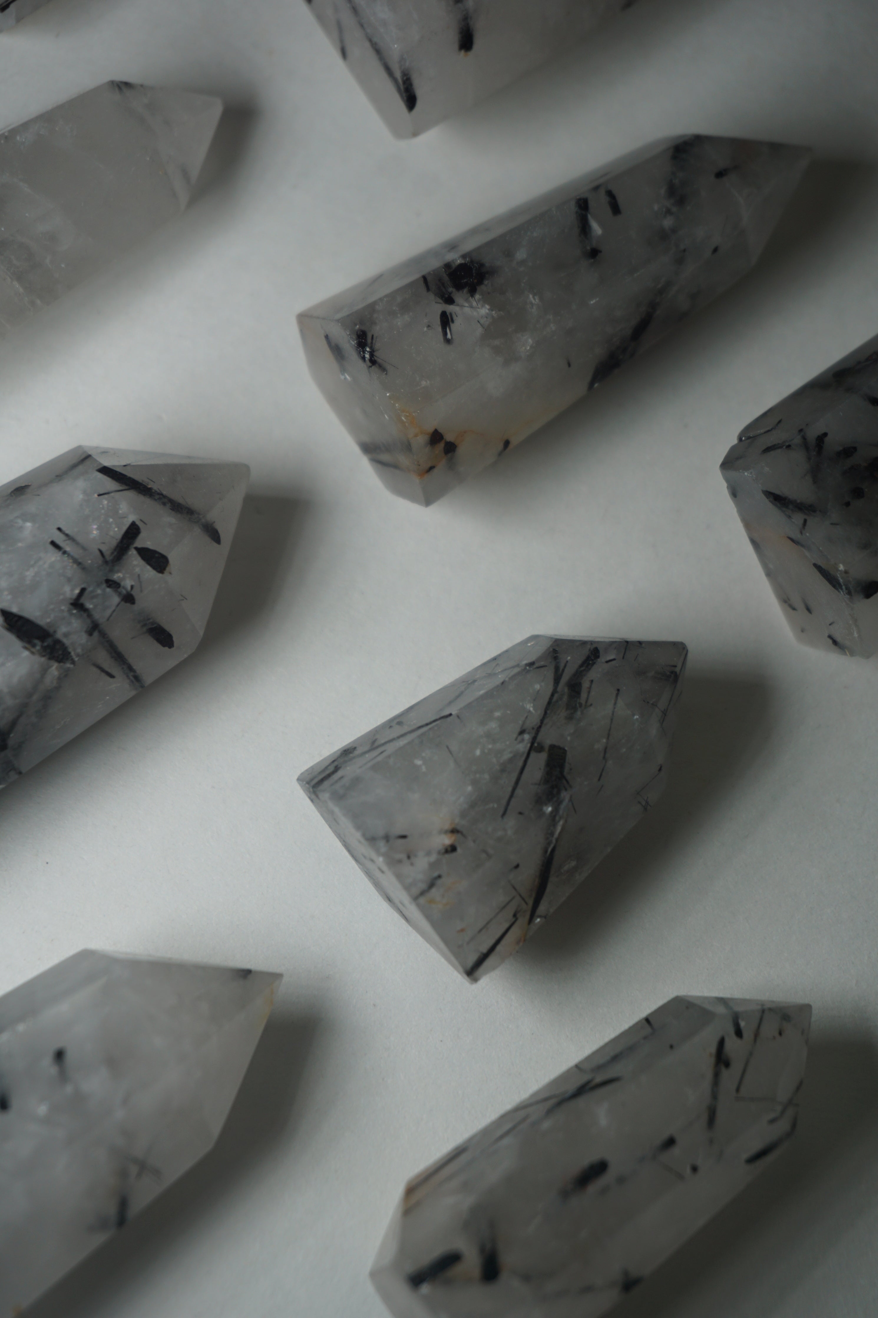 tourmalated | rutile quartz crystal tower