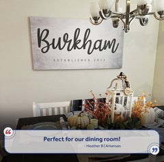 Family Name Sign IV