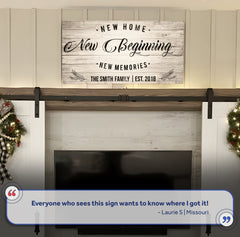 New Home Sign
