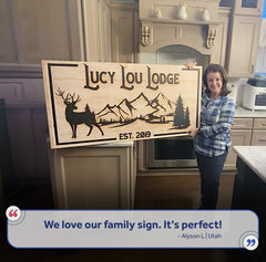 Family Mountain Sign