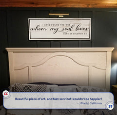Song of Solomon 3:4 - 'I Have Found The One' - Inspirational Christian Wall Art