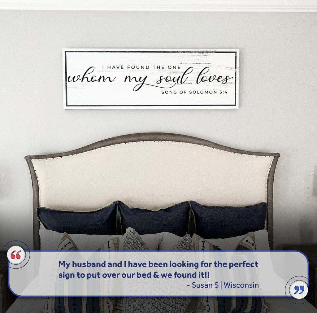 Song Of Solomon 3:4 - I Have Found The One Sign II
