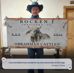 Brahman Cattle Sign II