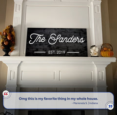 Family Name Sign V