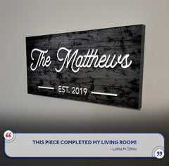 Family Name Sign V