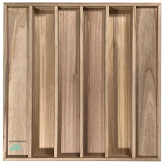 Wood Acoustic Diffuser Panel | Solid Paulownia Wood Sound Diffuser for Studios & Home Theaters