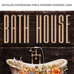 Rinse And Relax Bath House Sign