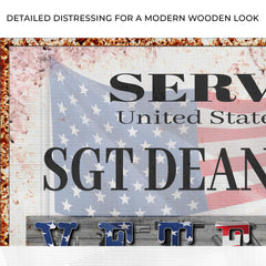 Thank You For Your Service Veterans Sign