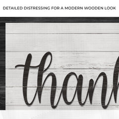 Thankful And Blessed Sign III