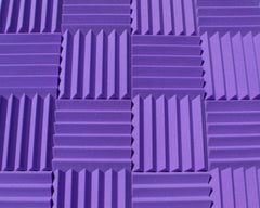 Easy Mount Acoustic Foam Kit - 12x12x2" Acoustic Foam Panels With Adhesive - Wedge Style - 4 Pack