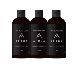 Black Label Shower Set