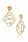 Astra Statement Earrings Gold