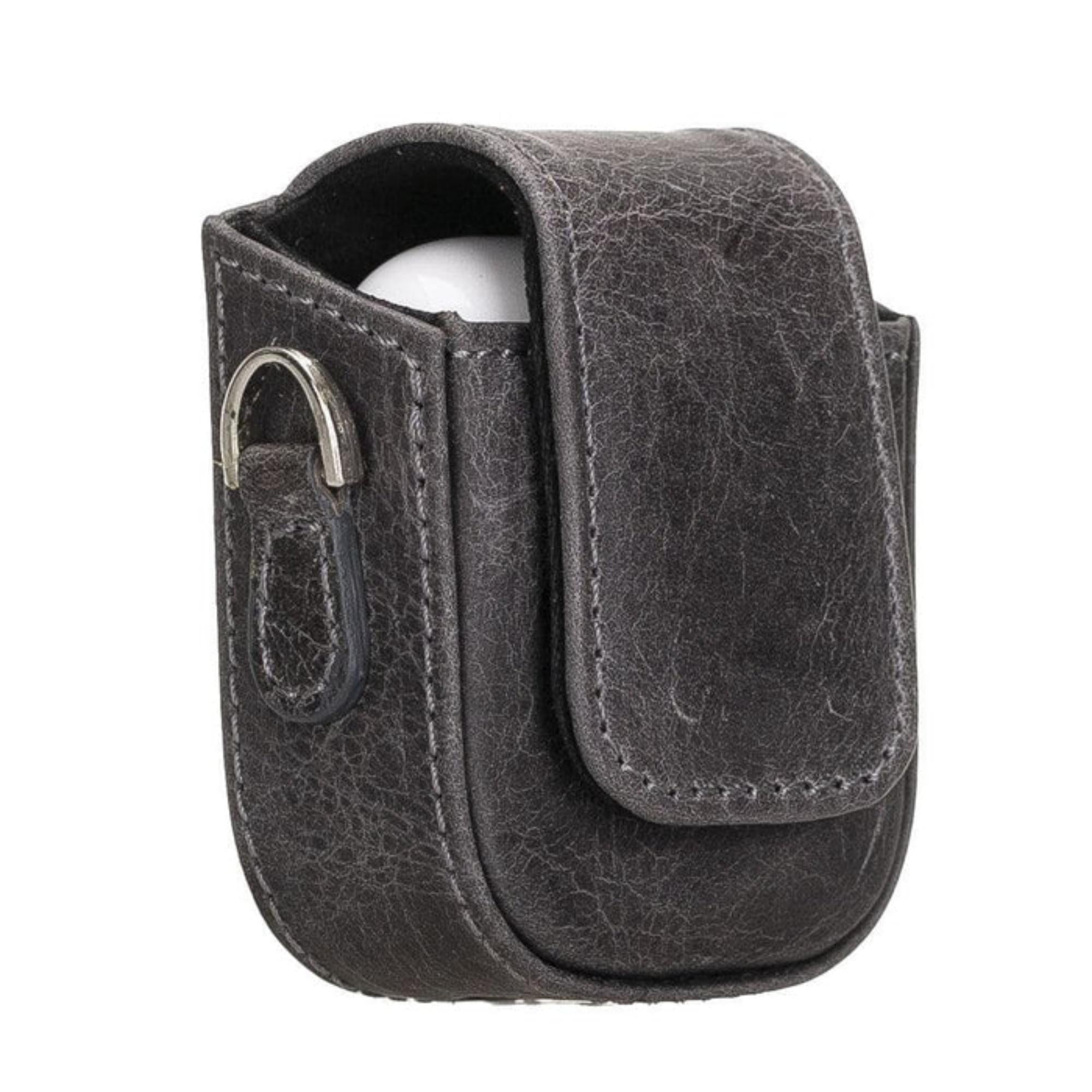 Aurora Luxury Leather AirPods Case with Attached Wrist Strap