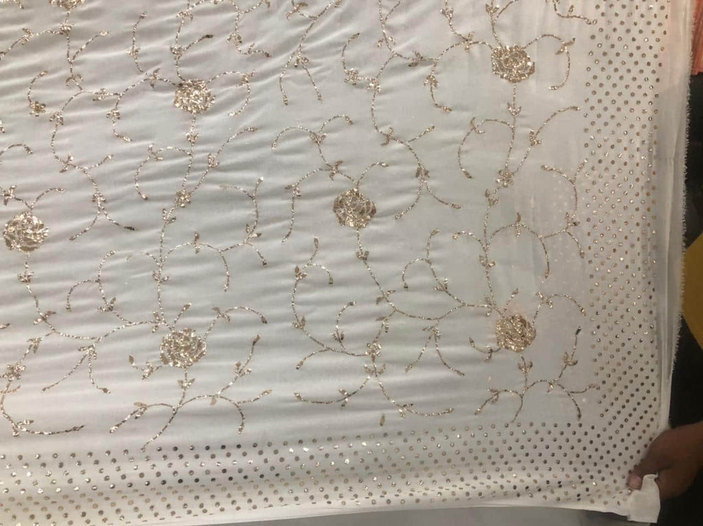 Beautiful Designer Custom Organza Saree