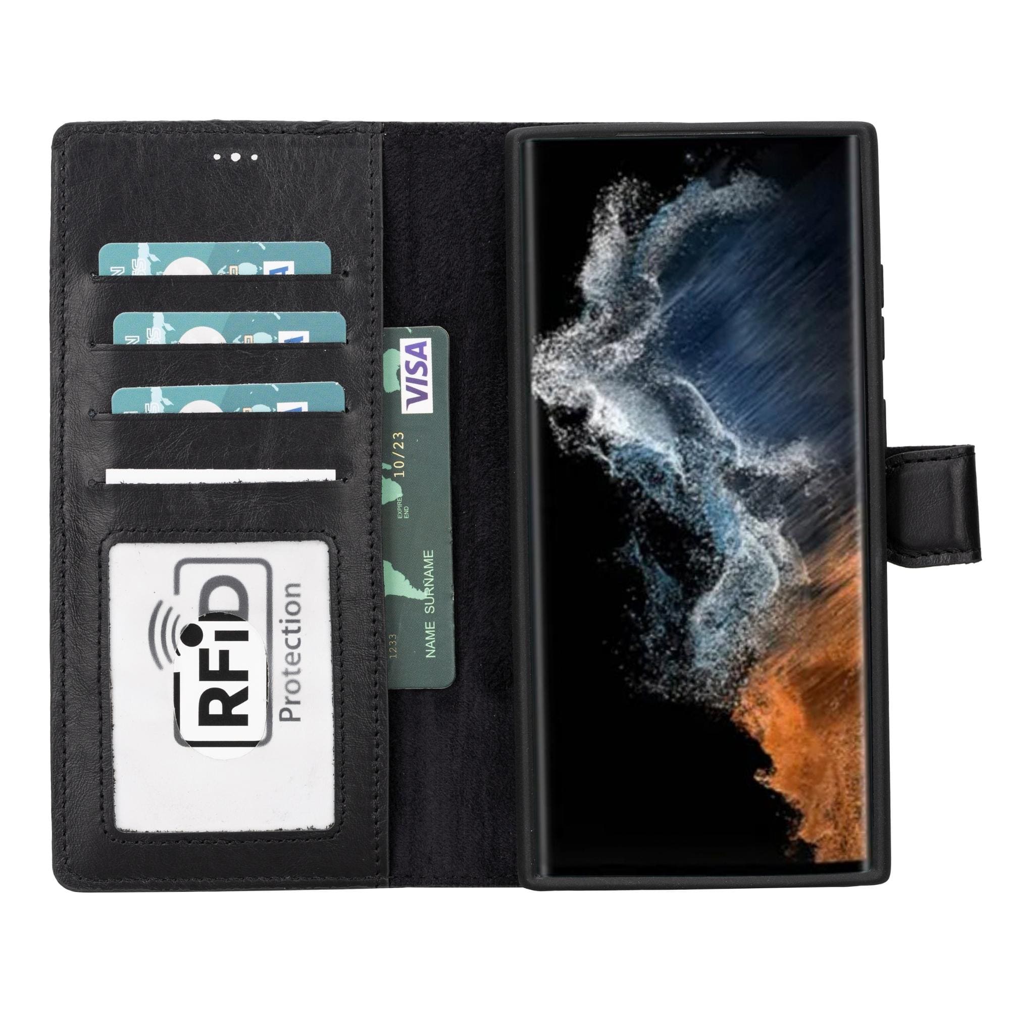 Buffalo Samsung Galaxy S21 Series Detachable Leather Wallet Case