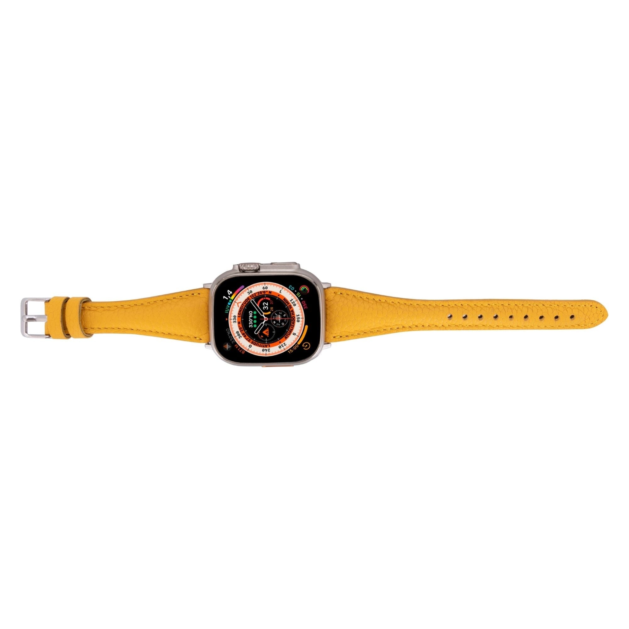 Buford Slim Leather Bands for Apple Watch 9, Ultra 2 & SE