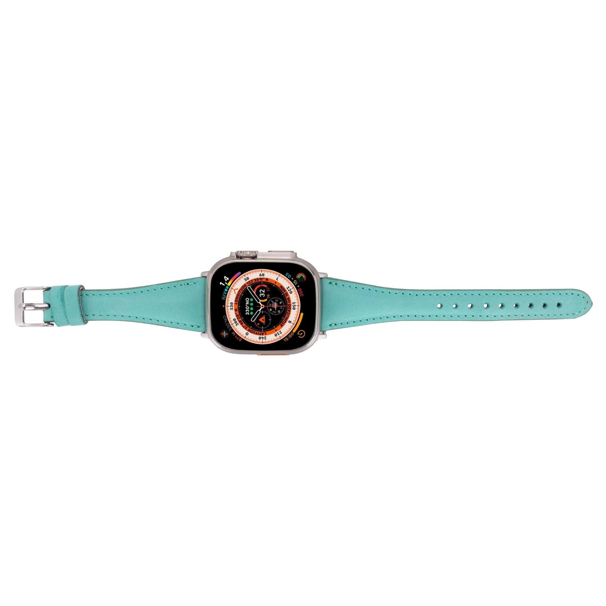 Buford Slim Leather Bands for Apple Watch 9, Ultra 2 & SE