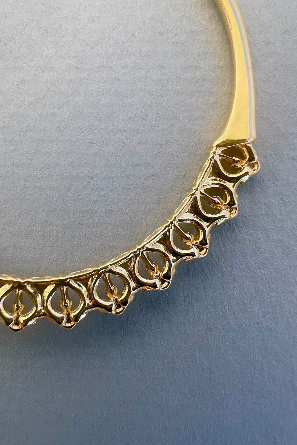 Calla Hoops Gold Medium