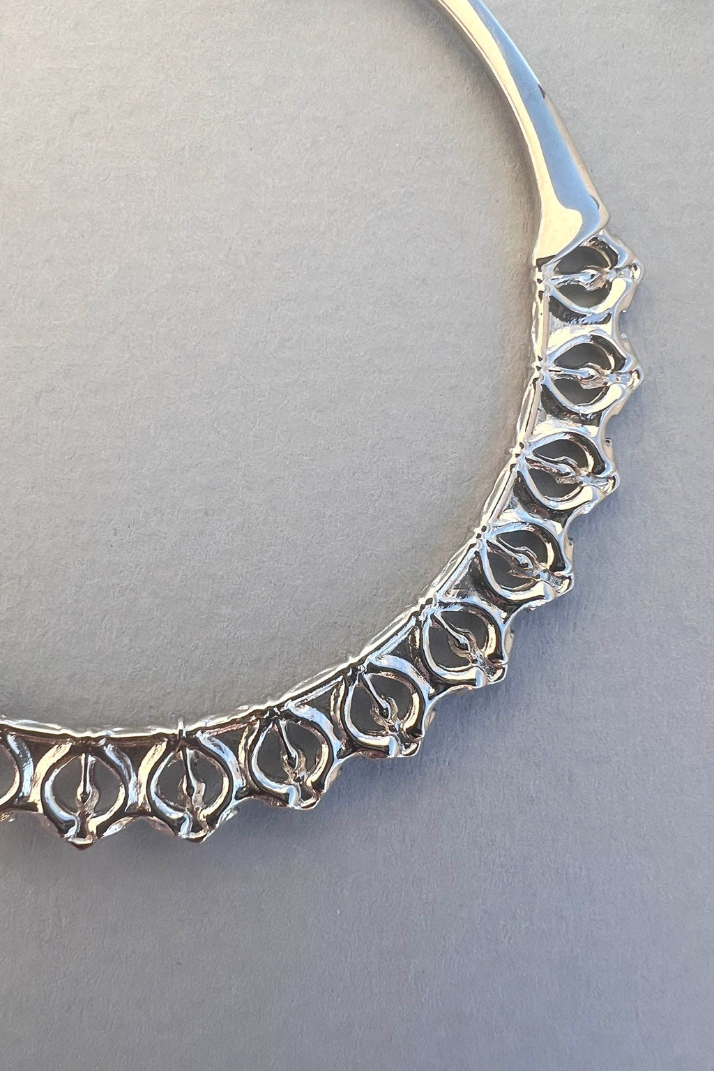 Calla Hoops Silver Large