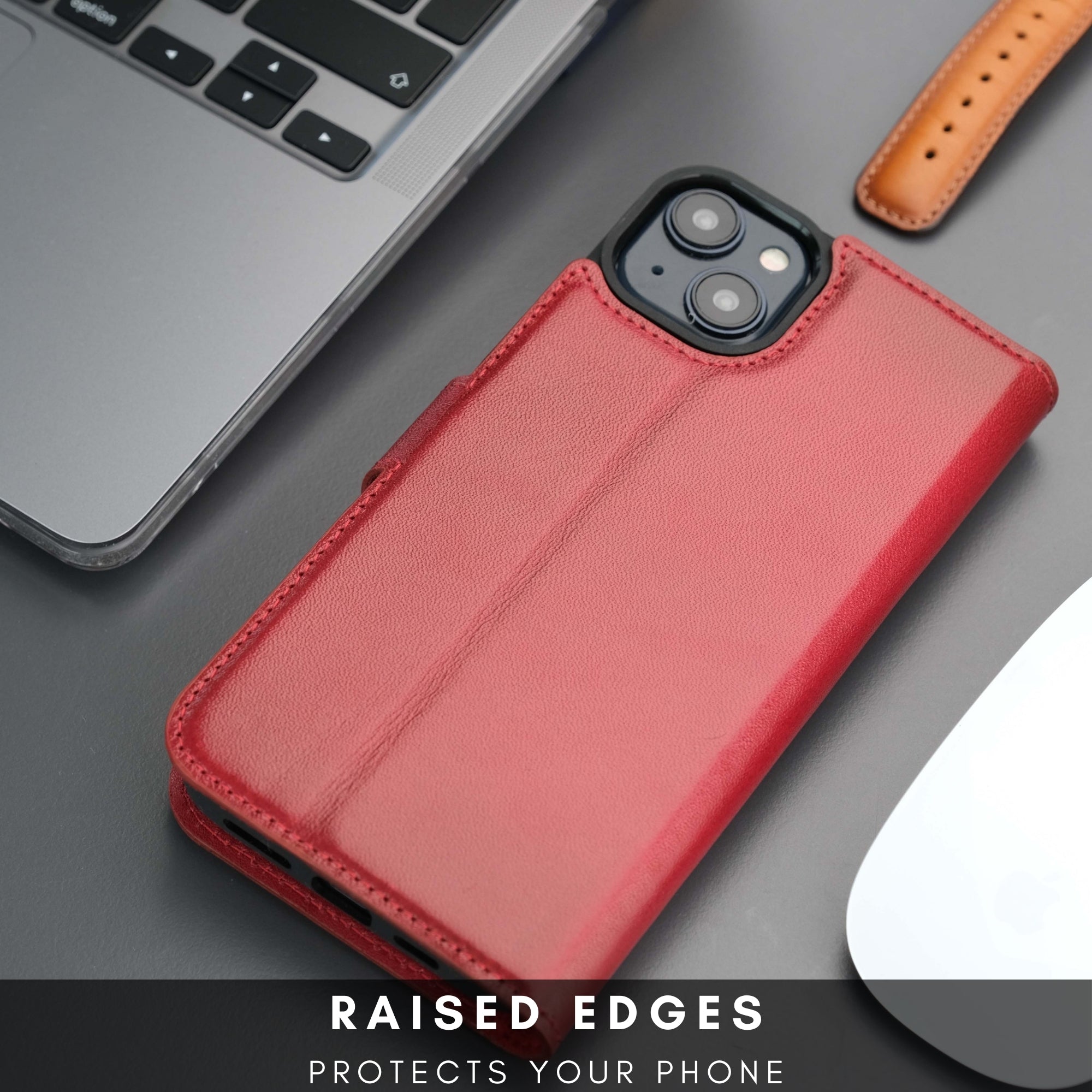 Casper iPhone 16 Plus Wallet Case Leather MagSafe
